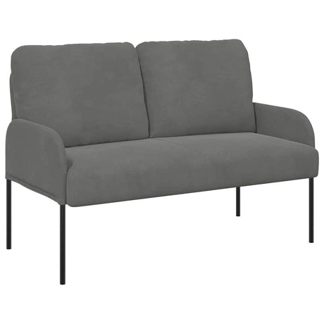 Vidaxl banken met kussen 110cm donkergrijs multiplex