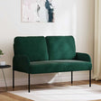 Vidaxl banken met kussen 110cm donkergroen multiplex
