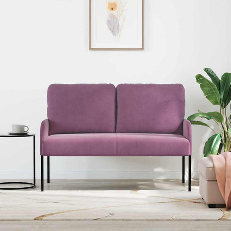 Vidaxl banken met kussen 110cm paars multiplex