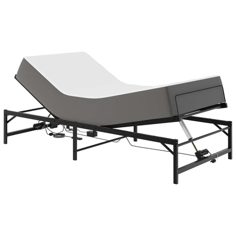 Vidaxl elektrisch verstelbaar bedframe zwart 90 x 190 cm staal