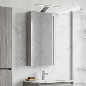 Vidaxl badkamer spiegelkast grijs sonoma 30 x 10,5 x 50 cm