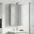 Vidaxl badkamer spiegelkast beton grijs 40 x 10,5 x 60,5 cm