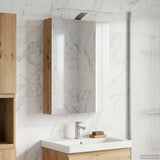 Vidaxl badkamer spiegelkast artisanaal eiken 40 x 10,5 x 60,5 cm