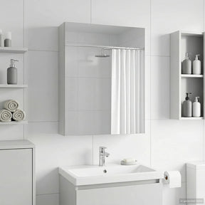 Vidaxl badkamer spiegelkast wit 50 x 14,5 x 70 cm bewerkt hout