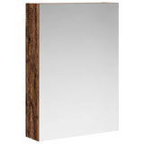 Vidaxl badkamer spiegelkast oudhout 50 x 14,5 x 70 cm bewerkt hout