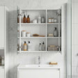 Vidaxl badkamer spiegelkast wit 60 x 14,5 x 70 cm bewerkt hout