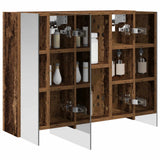 Vidaxl badkamer spiegelkast oudhout 60 x 14,5 x 50 cm bewerkt hout
