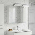 Vidaxl badkamer spiegelkast wit 60 x 14,5 x 50 cm bewerkt hout