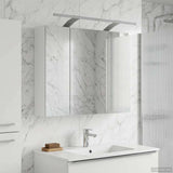 Vidaxl badkamer spiegelkast wit 60 x 14,5 x 50 cm bewerkt hout