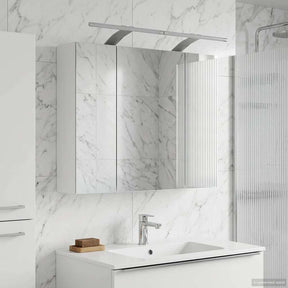 Vidaxl badkamer spiegelkast wit 60 x 14,5 x 50 cm bewerkt hout