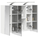 Vidaxl badkamer spiegelkast wit 60 x 14,5 x 50 cm bewerkt hout