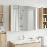 Vidaxl badkamer spiegelkast sonoma eiken 80 x 14.5 x 70 cm