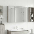 Vidaxl badkamer spiegelkast grijs sonoma 100 x 14,5 x 70 cm