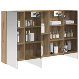 Vidaxl badkamer spiegelkast artisanaal eiken 100 x 14,5 x 70 cm