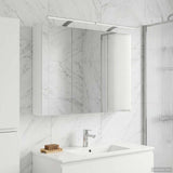 Vidaxl badkamer spiegelkast wit 100 x 14,5 x 70 cm bewerkt hout