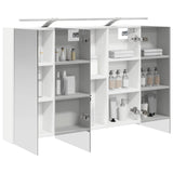Vidaxl badkamer spiegelkast wit 100 x 14,5 x 70 cm bewerkt hout