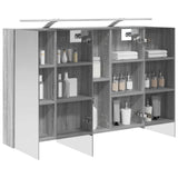 Vidaxl badkamer spiegelkast grijs sonoma 100 x 14,5 x 70 cm