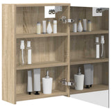 Vidaxl badkamer spiegelkast sonoma eiken 43 x 16 x 62.5 cm