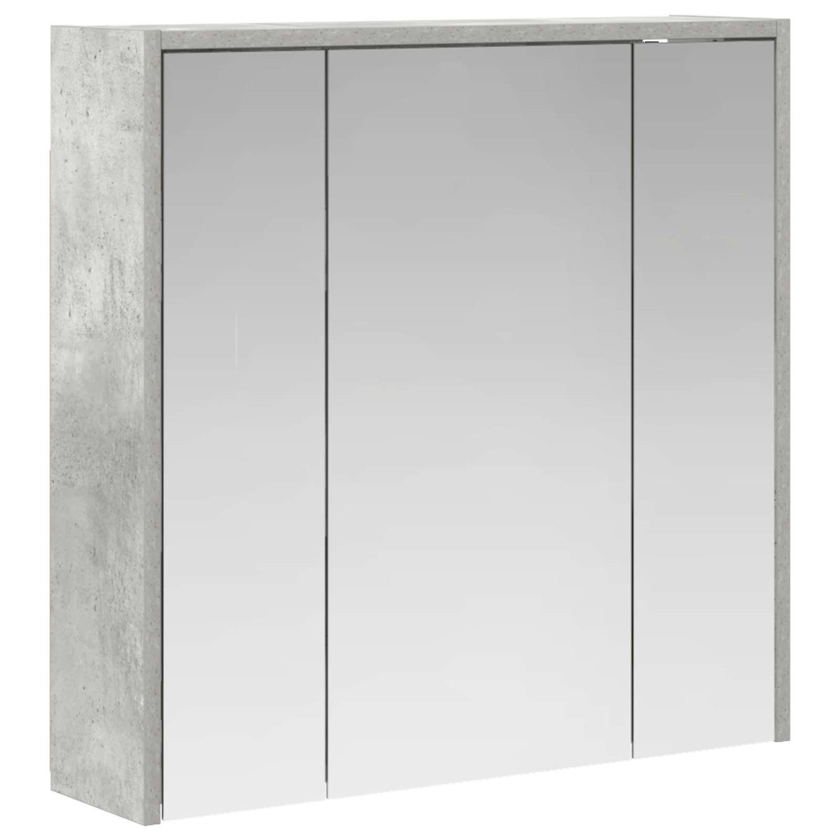 Vidaxl badkamer spiegelkast beton grijs 63,5 x 16 x 62,5 cm