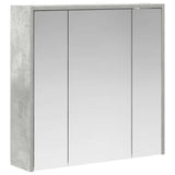 Vidaxl badkamer spiegelkast beton grijs 63,5 x 16 x 62,5 cm