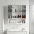 Vidaxl badkamer spiegelkast wit 60 x 14.5 x 70 cm bewerkt hout