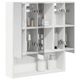 Vidaxl badkamer spiegelkast wit 60 x 14.5 x 70 cm bewerkt hout