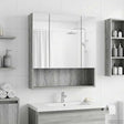 Vidaxl badkamer spiegelkast grijs sonoma 60 x 14.5 x 70 cm