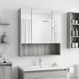 Vidaxl badkamer spiegelkast grijs sonoma 60 x 14.5 x 70 cm