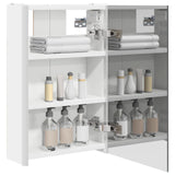 Vidaxl badkamer spiegelkast wit 33 x 11,5 x 50 cm bewerkt hout