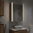 Vidaxl badkamer spiegelkast ambachtelijk eiken 33 x 11,5 x 50 cm