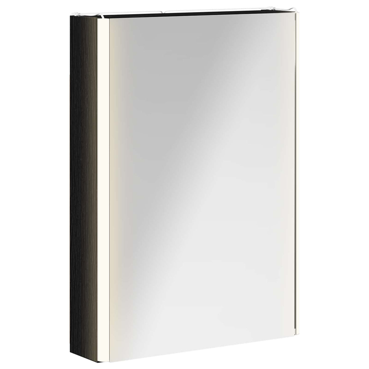 Vidaxl badkamer spiegelkast zwart eiken 43 x 11,5 x 60,5 cm
