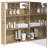 Vidaxl badkamer spiegelkast ambachtelijk eiken 43 x 11,5 x 60,5 cm