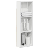 Vidaxl badkamer wandkast wit 20 x 10 x 60,5 cm geconstrueerd hout