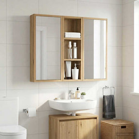 Vidaxl badkamer wandkast ambachtelijk eiken 20 x 10 x 60,5 cm