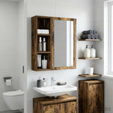 Vidaxl badkamer wandkast gerookte eik 20 x 16 x 62,5 cm