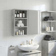 Vidaxl badkamer wandkast beton grijs 30 x 10 x 50 cm