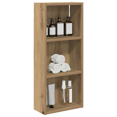Vidaxl badkamer wandkast artisanaal eiken 30 x 14 x 70 cm
