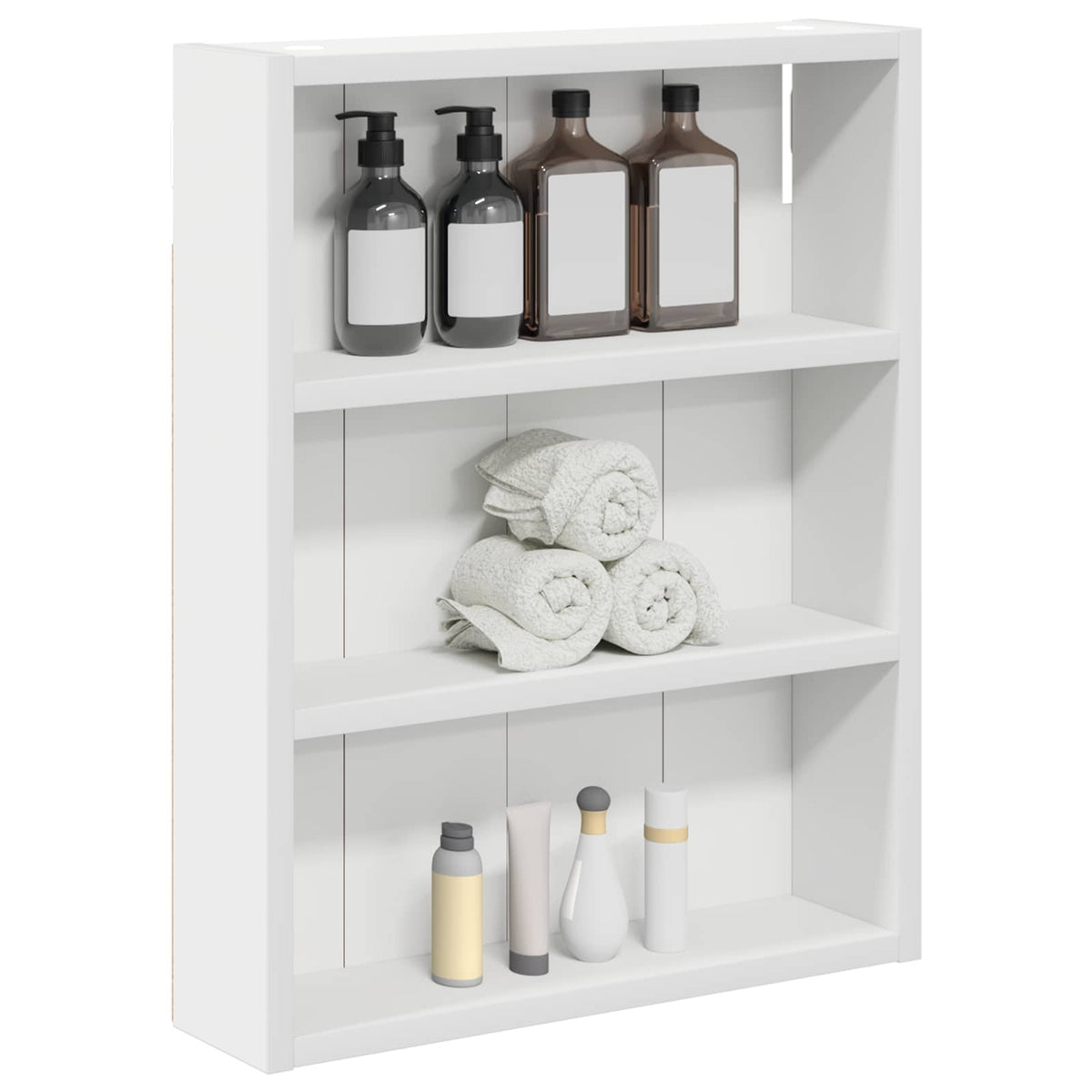 Vidaxl badkamer wandkast wit 40 x 10 x 50 cm geconstrueerd hout