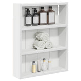 Vidaxl badkamer wandkast wit 40 x 10 x 50 cm geconstrueerd hout