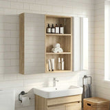 Vidaxl badkamer wandkast sonoma eiken 40 x 14 x 70 cm