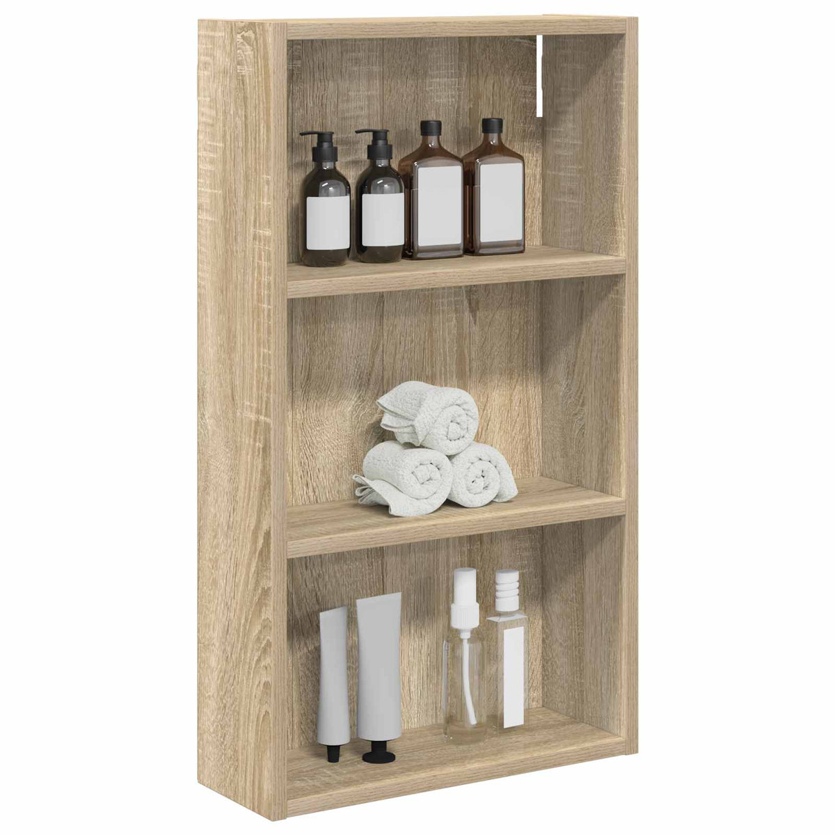 Vidaxl badkamer wandkast sonoma eiken 40 x 14 x 70 cm