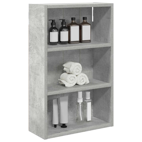 Vidaxl badkamer wandkast beton grijs 40 x 16 x 62,5 cm