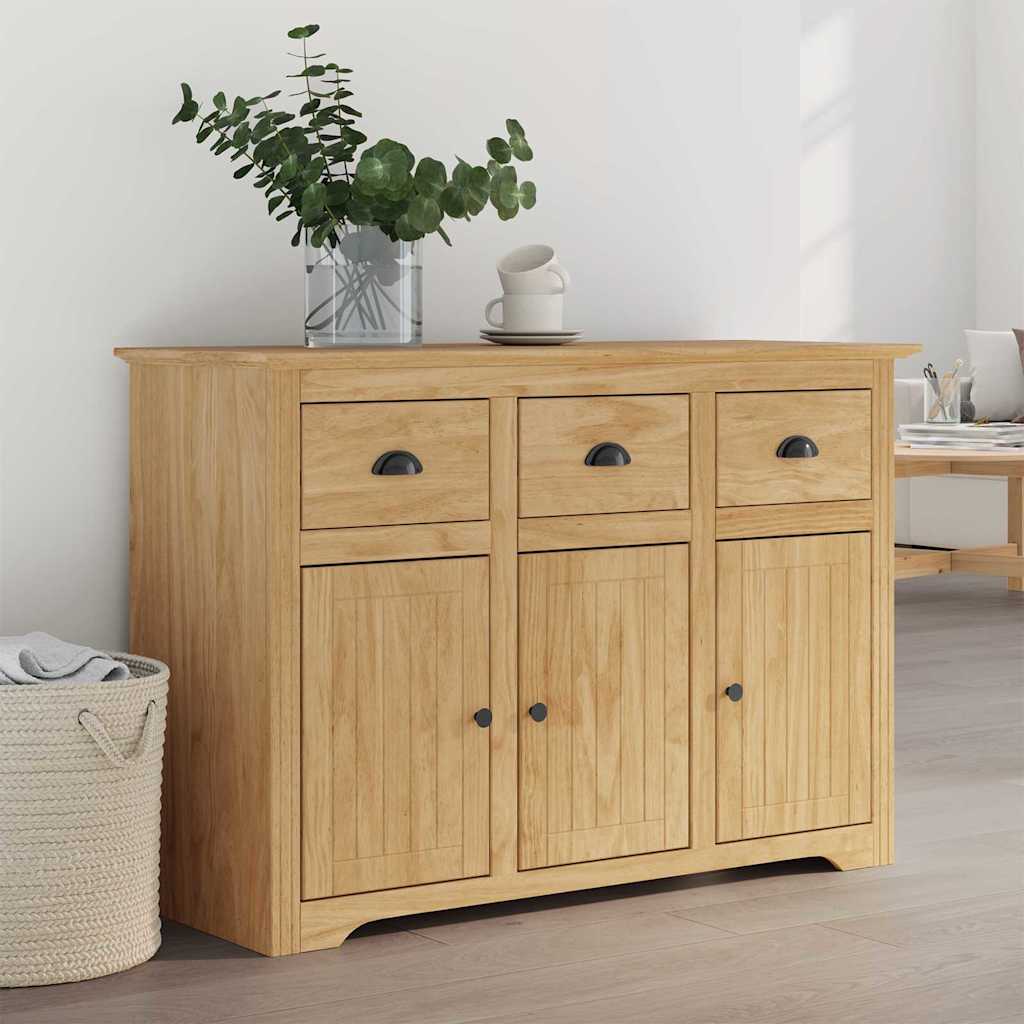 Vidaxl dressoir bodo honingbruin 115,5 x 44 x 80 cm bewerkt hout