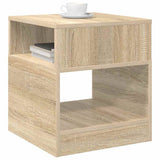 Vidaxl bijzettafel 2 st sonoma eiken 40,5 x 40 x 45 cm bewerkt hout