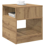 Vidaxl bijzettafel artisan eiken 40,5 x 40 x 45 cm bewerkt hout
