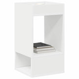 Vidaxl bijzettafel 2 st wit 30 x 30 x 56 cm bewerkt hout