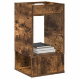 Vidaxl bijzettafel 2 st gerookt eiken 30 x 30 x 56 cm bewerkt hout