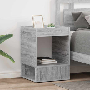 Vidaxl bijzettafel 2 st grijs sonoma 40 x 40 x 56 cm bewerkt hout
