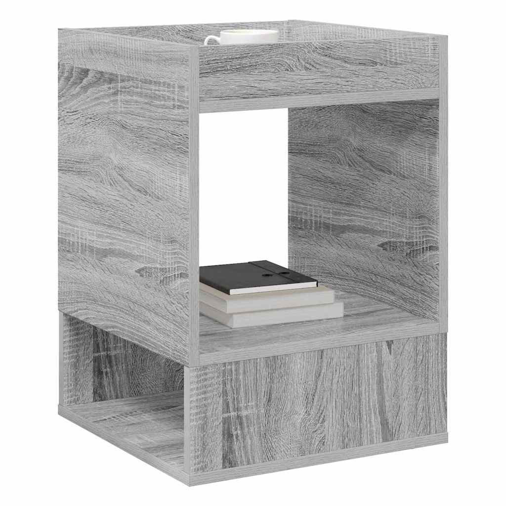 Vidaxl bijzettafel 2 st grijs sonoma 40 x 40 x 56 cm bewerkt hout