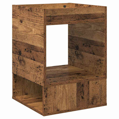 Vidaxl bijzettafel oudhout 40 x 40 x 56 cm bewerkt hout